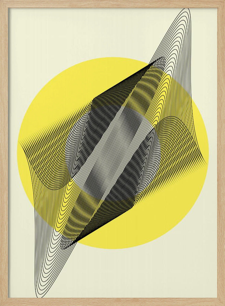 Abstract golvenlandschap | Poster