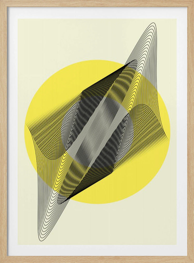 Abstract golvenlandschap | Poster