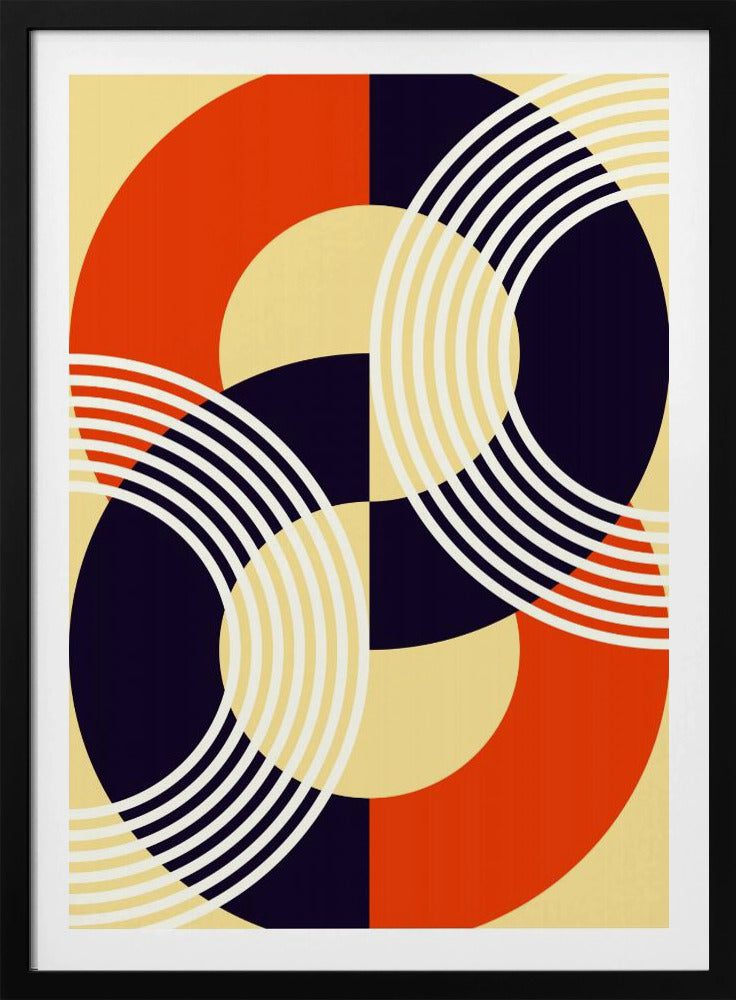 Verweven cirkels | Poster