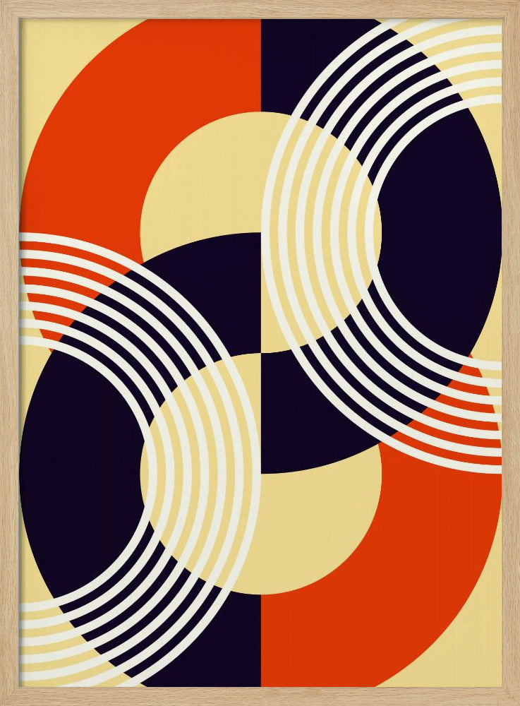 Verweven cirkels | Poster