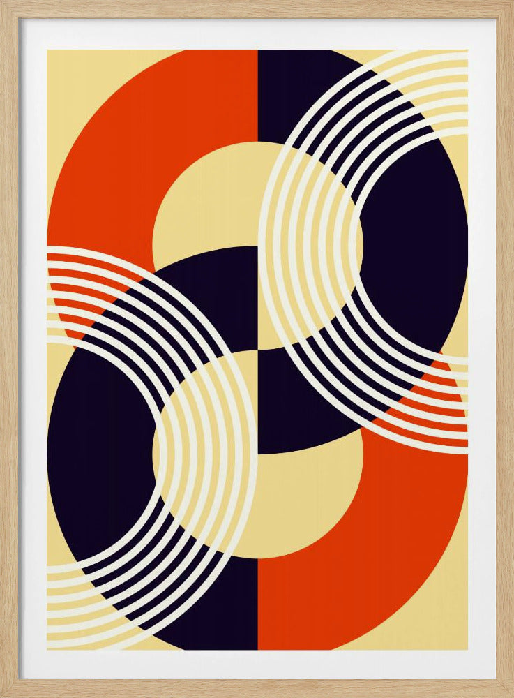 Verweven cirkels | Poster