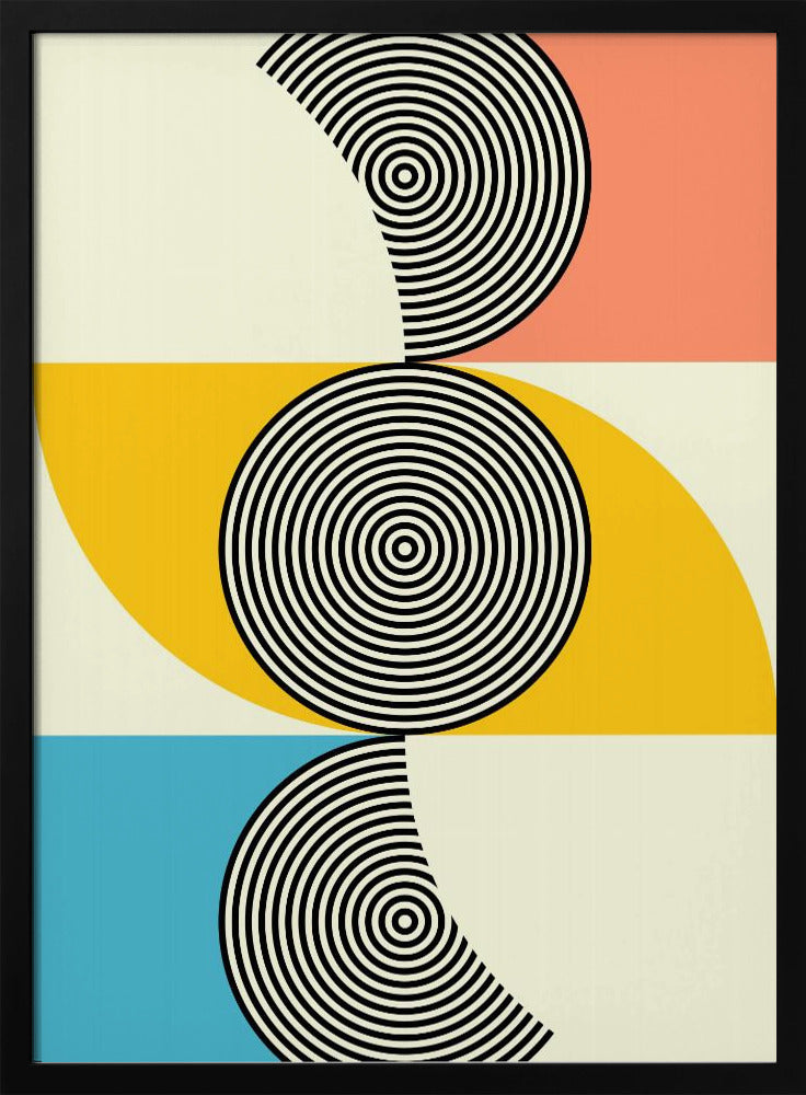 Cirkels in harmonie | Poster
