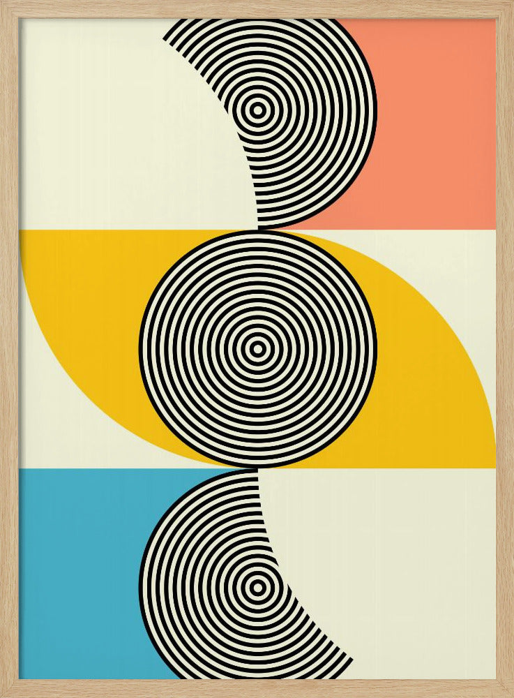 Cirkels in harmonie | Poster