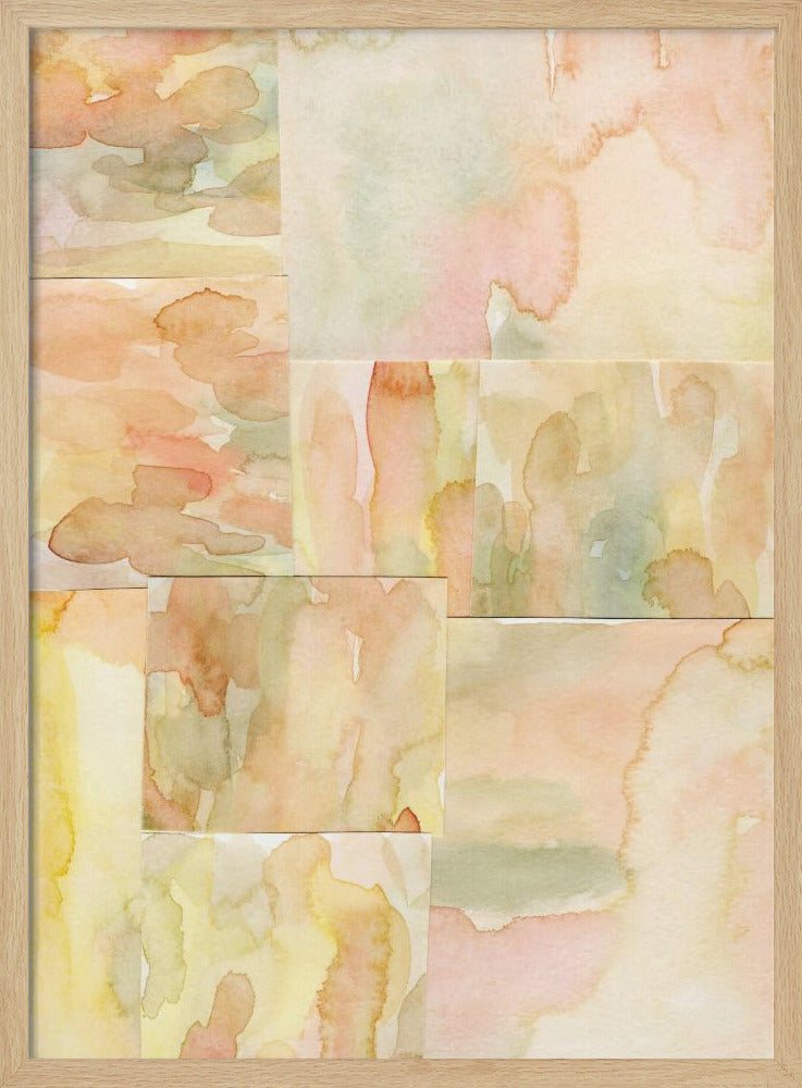 Abstracte compositie 4 | Poster