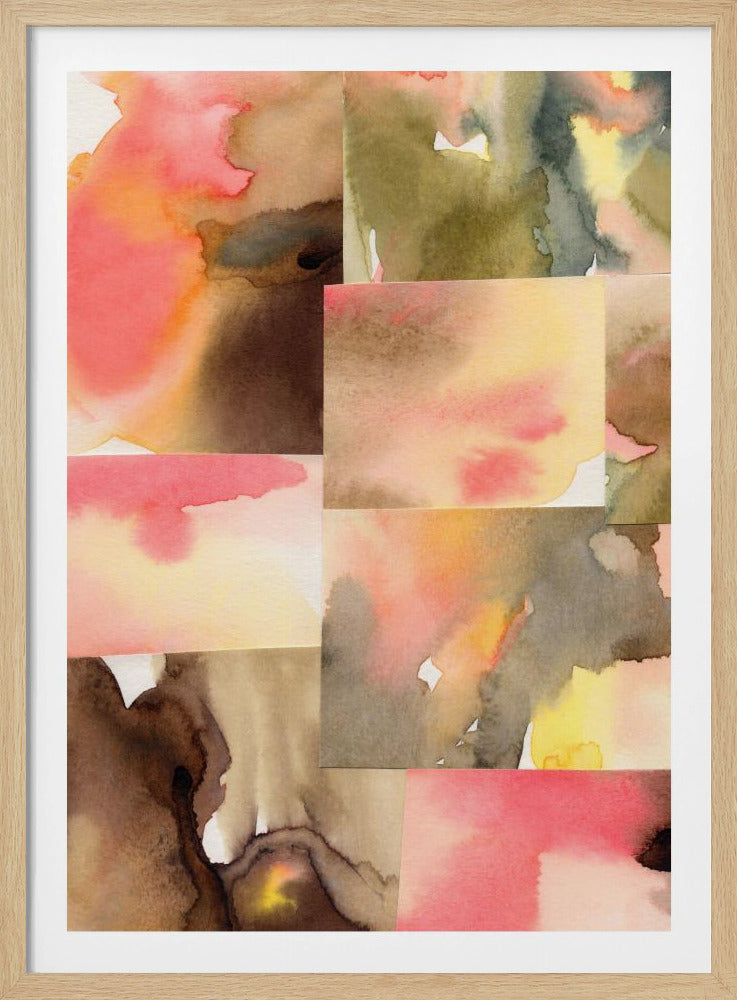 Abstracte compositie 5 | Poster