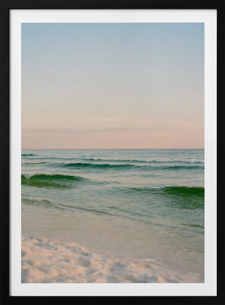 Pastel Oceaan Zonsondergang V | Poster