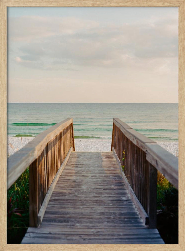 Pastel Oceaan Zonsondergang VIII | Poster