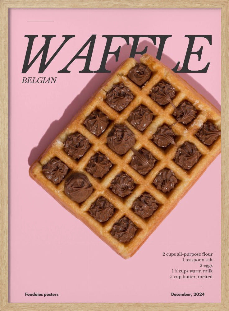 Belgische wafel | Poster