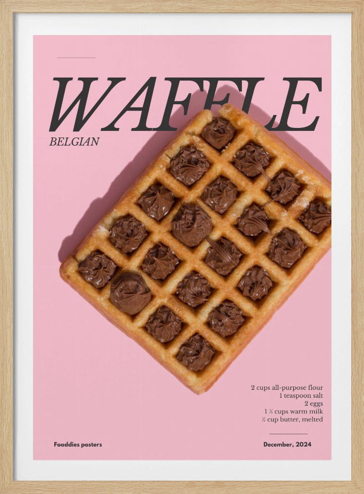 Belgische wafel | Poster