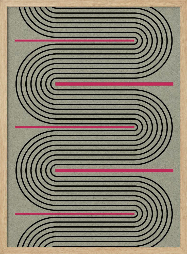 Doolhof met eindeloze bochten | Poster