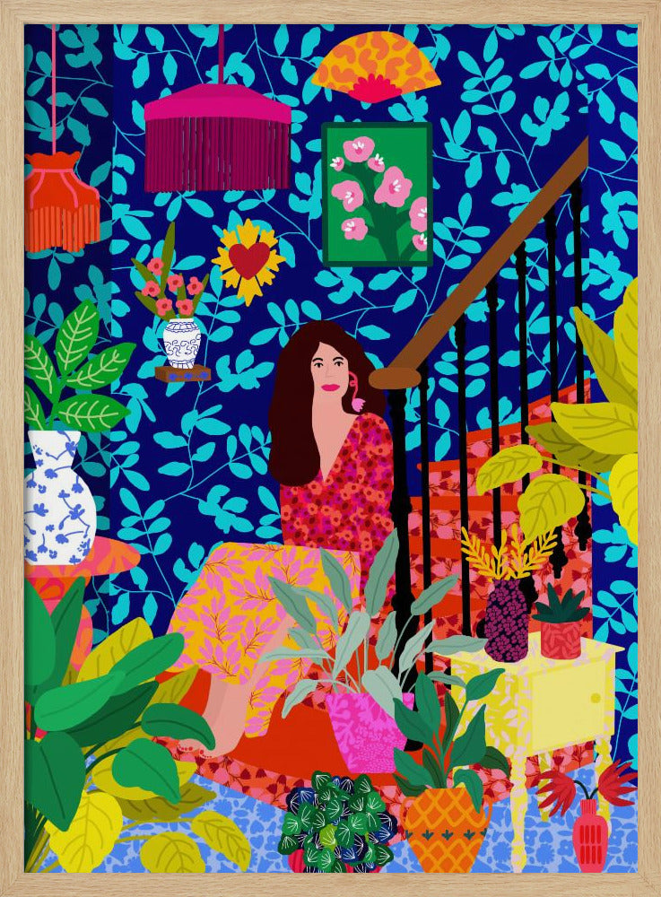Girl At the Stairs | Poster