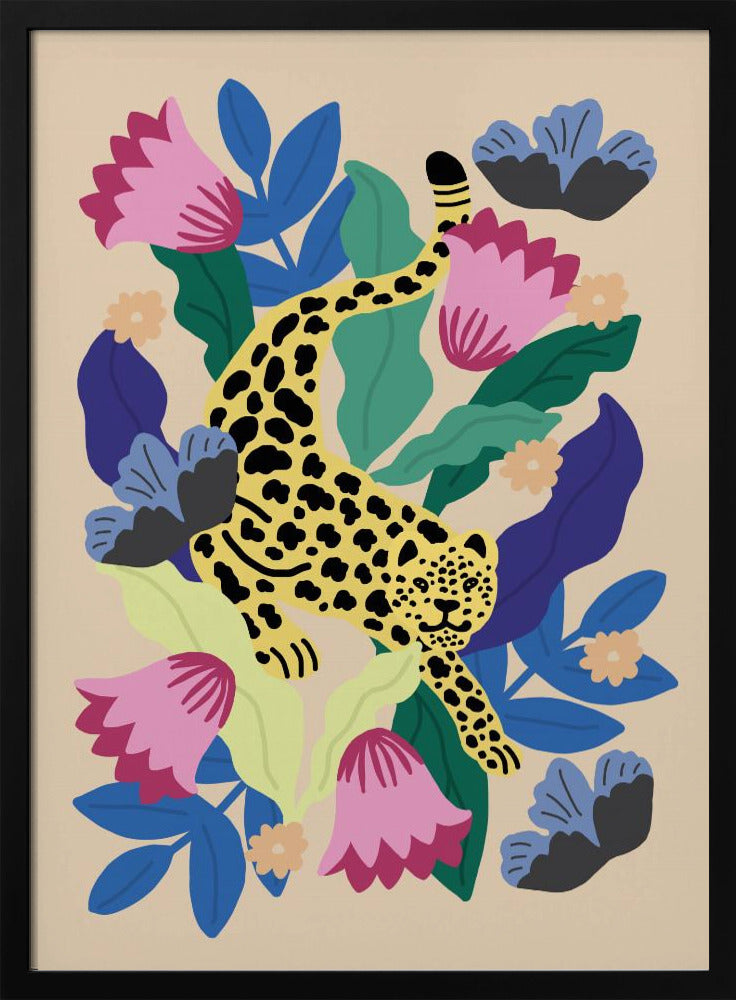 Bloemenluipaard | Poster