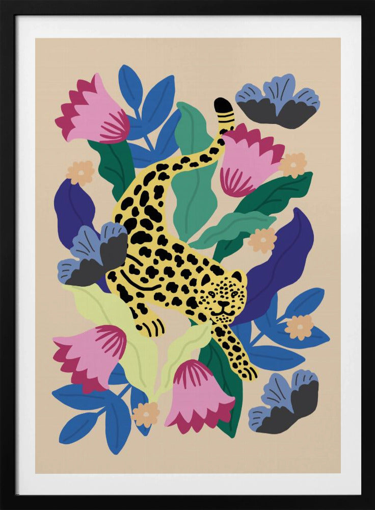 Bloemenluipaard | Poster