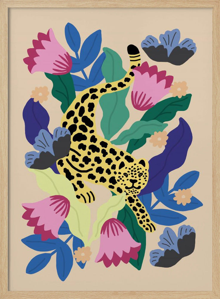 Bloemenluipaard | Poster