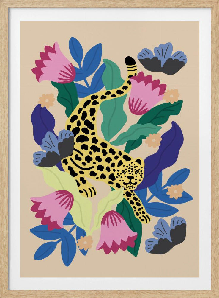 Bloemenluipaard | Poster