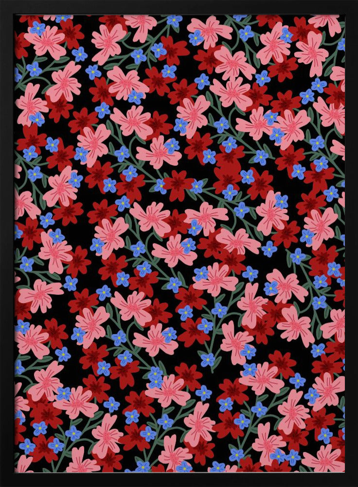 9933x14043 Din 50 Romantische Bloemen | Poster