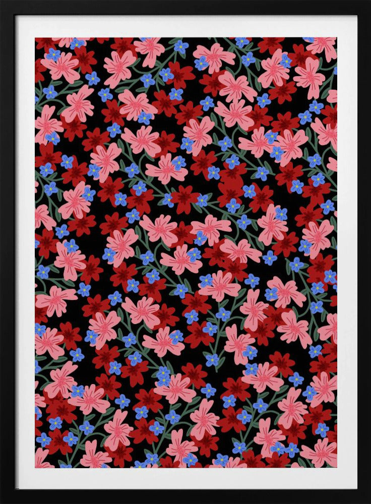 9933x14043 Din 50 Romantische Bloemen | Poster