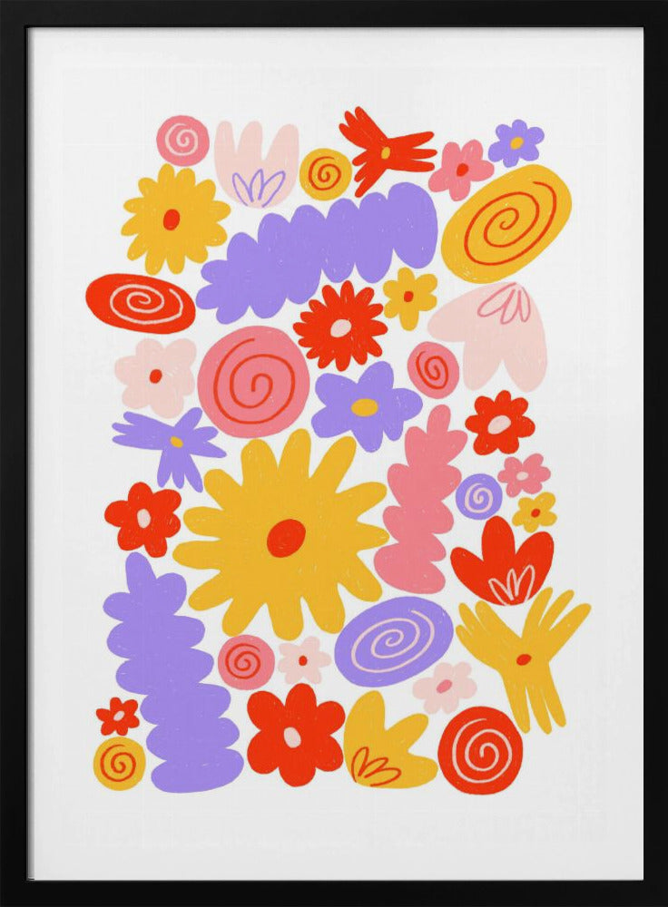 Bloemenstapel | Poster