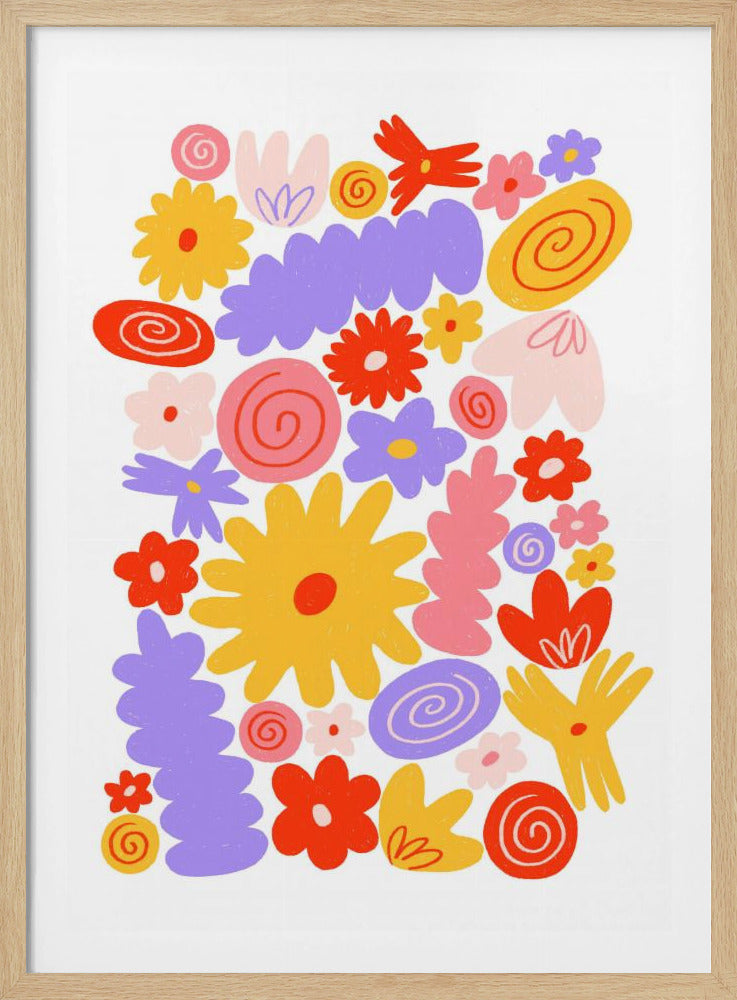 Bloemenstapel | Poster