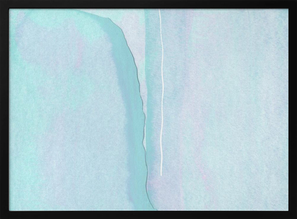Soft Blue And Turquoise Hues | Poster