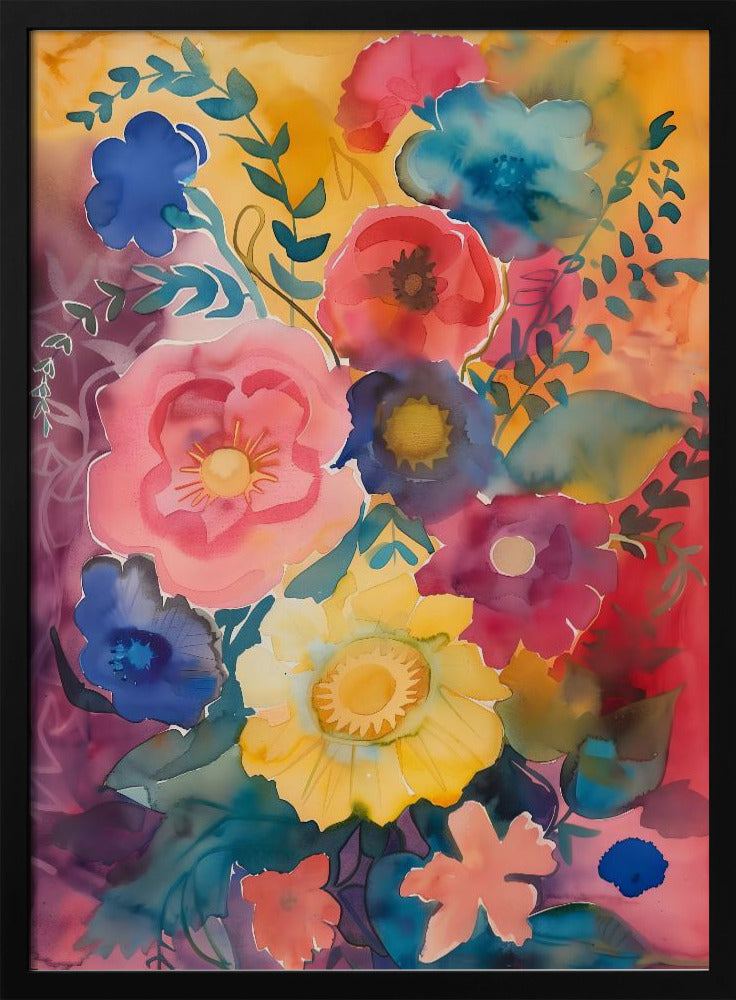 Watercolor Floral No. 6 | Poster