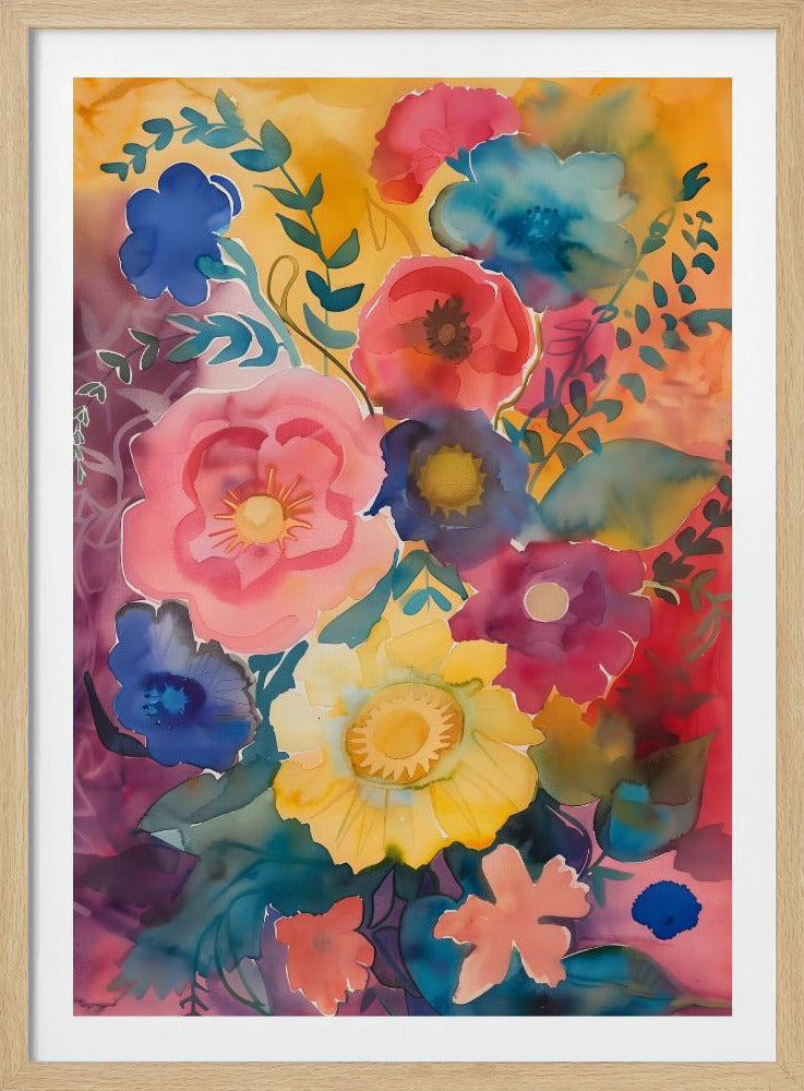 Watercolor Floral No. 6 | Poster