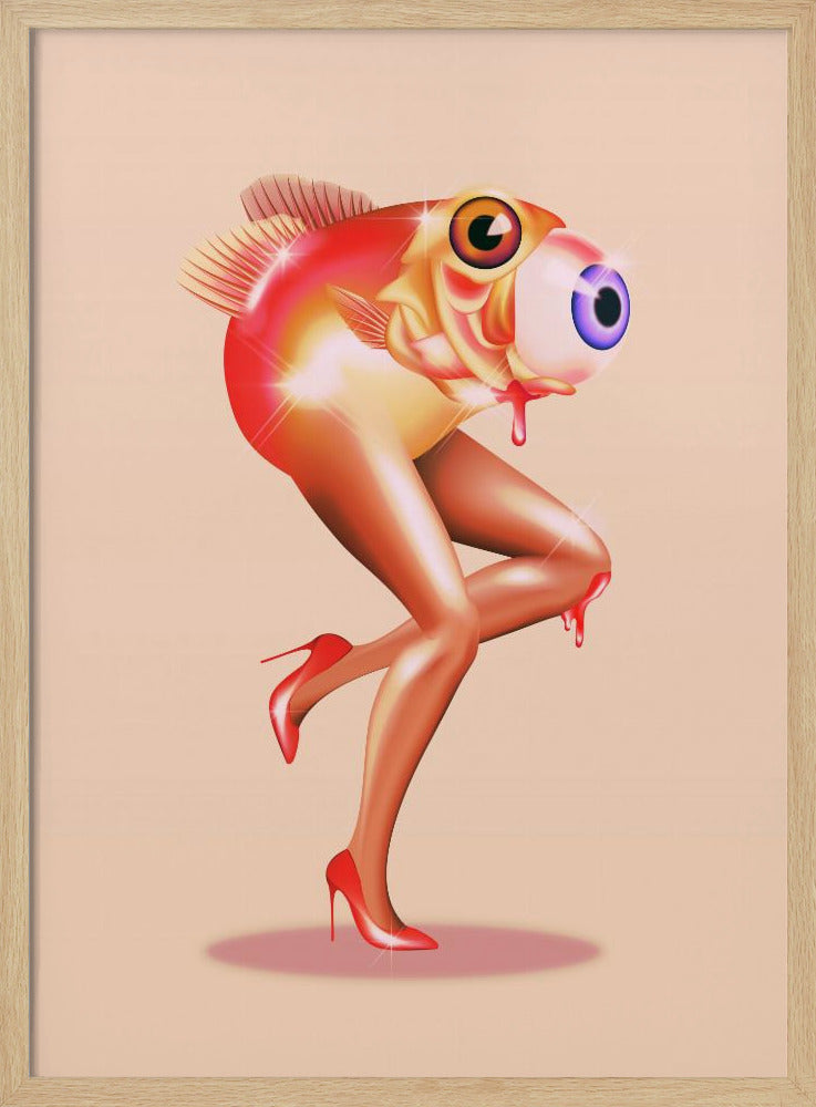 Vis met poten | Poster