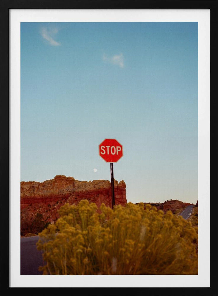 Zonsondergang in Abiquiu | Poster