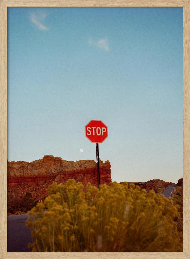 Zonsondergang in Abiquiu | Poster