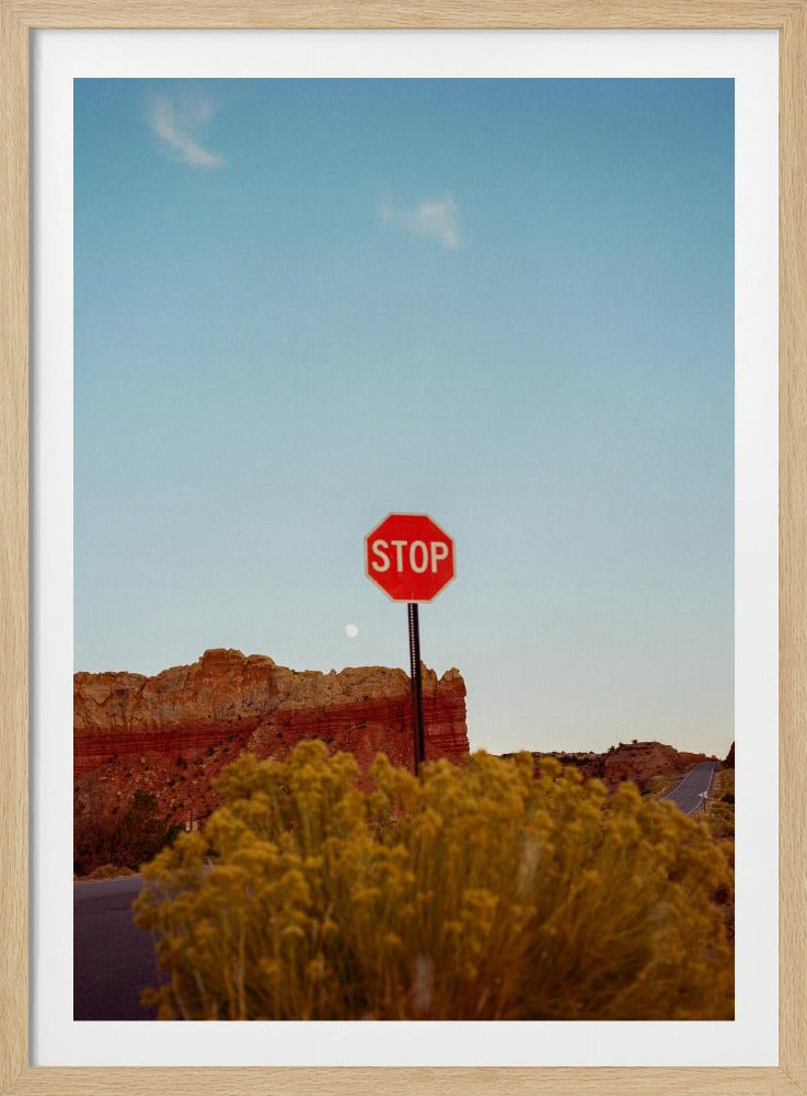 Zonsondergang in Abiquiu | Poster