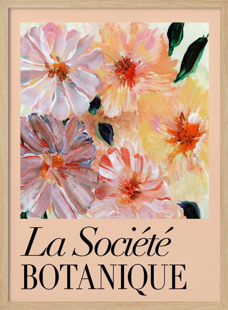 La Société Botanique Perzikbloemen | Poster