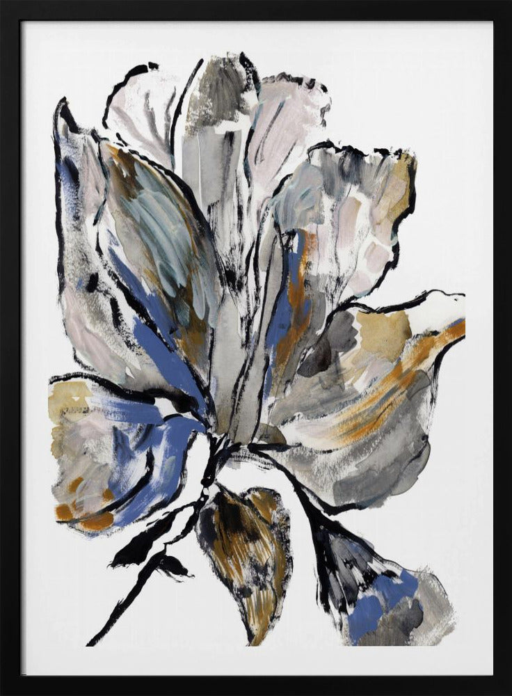 Le Jardin Botanique Blauwe bloem | Poster