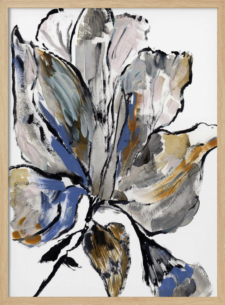 Le Jardin Botanique Blauwe bloem | Poster