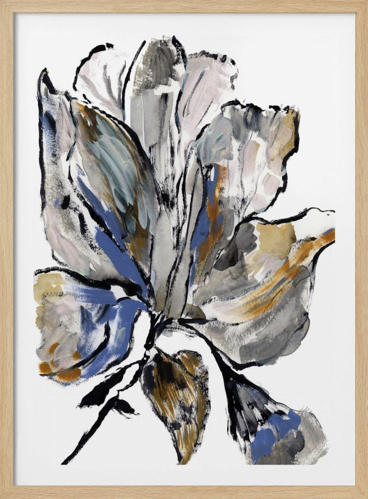 Le Jardin Botanique Blauwe bloem | Poster