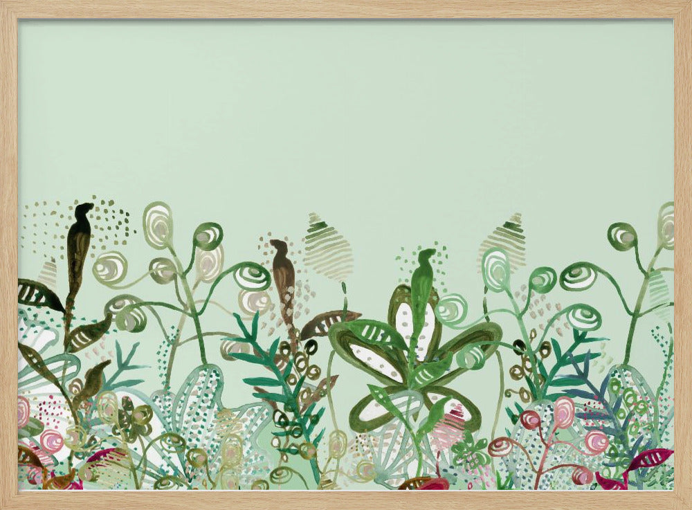 Muurschildering Onder de Zee | Poster