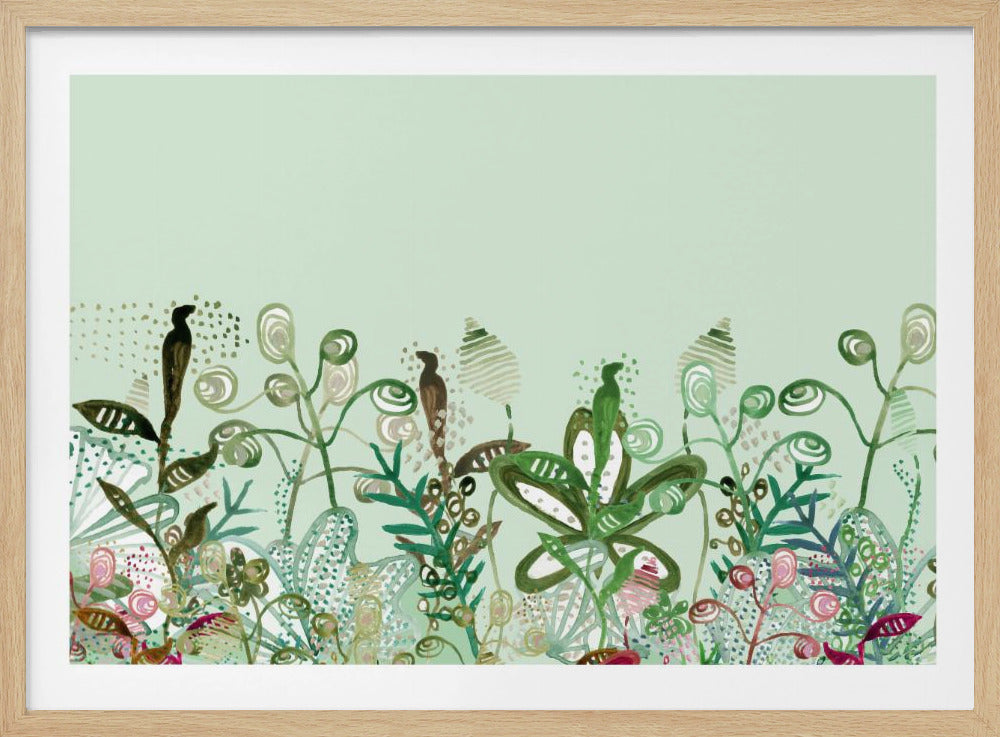 Muurschildering Onder de Zee | Poster
