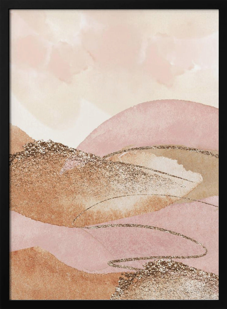 Landscape in pink-2 | Poster