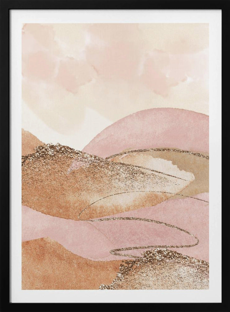 Landscape in pink-2 | Poster