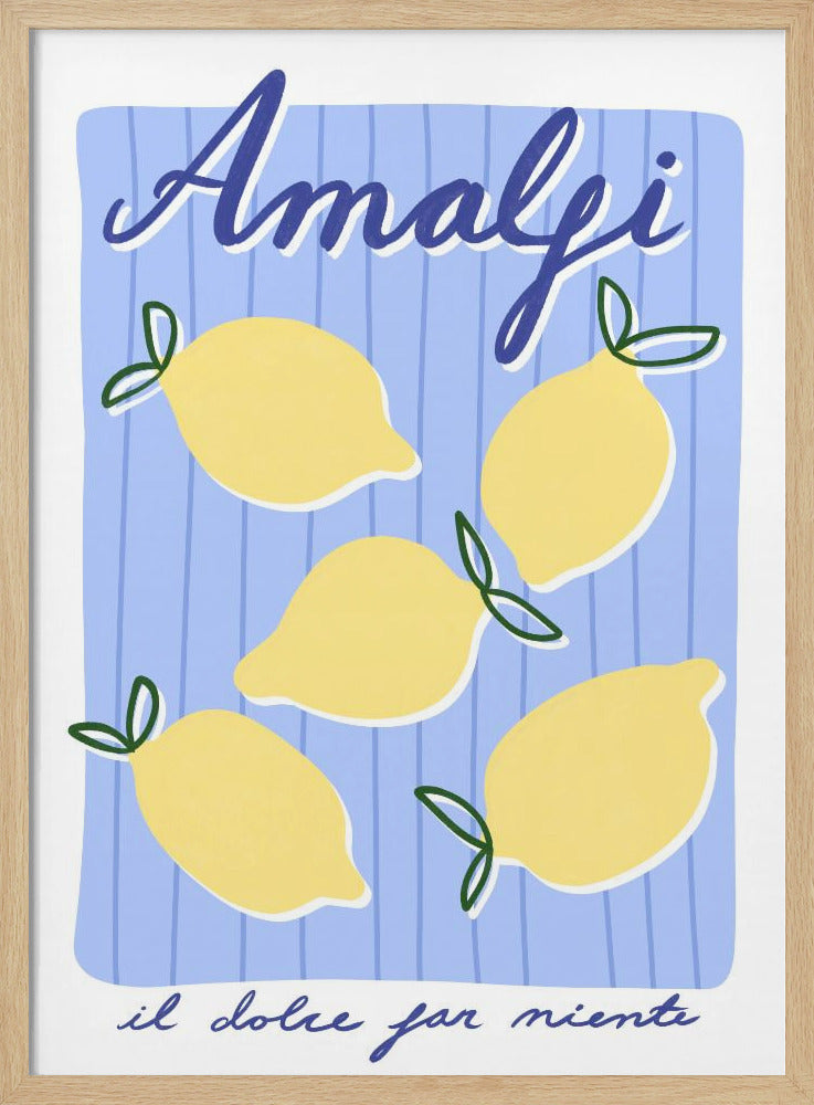 Citroengeluk Amalfi | Poster