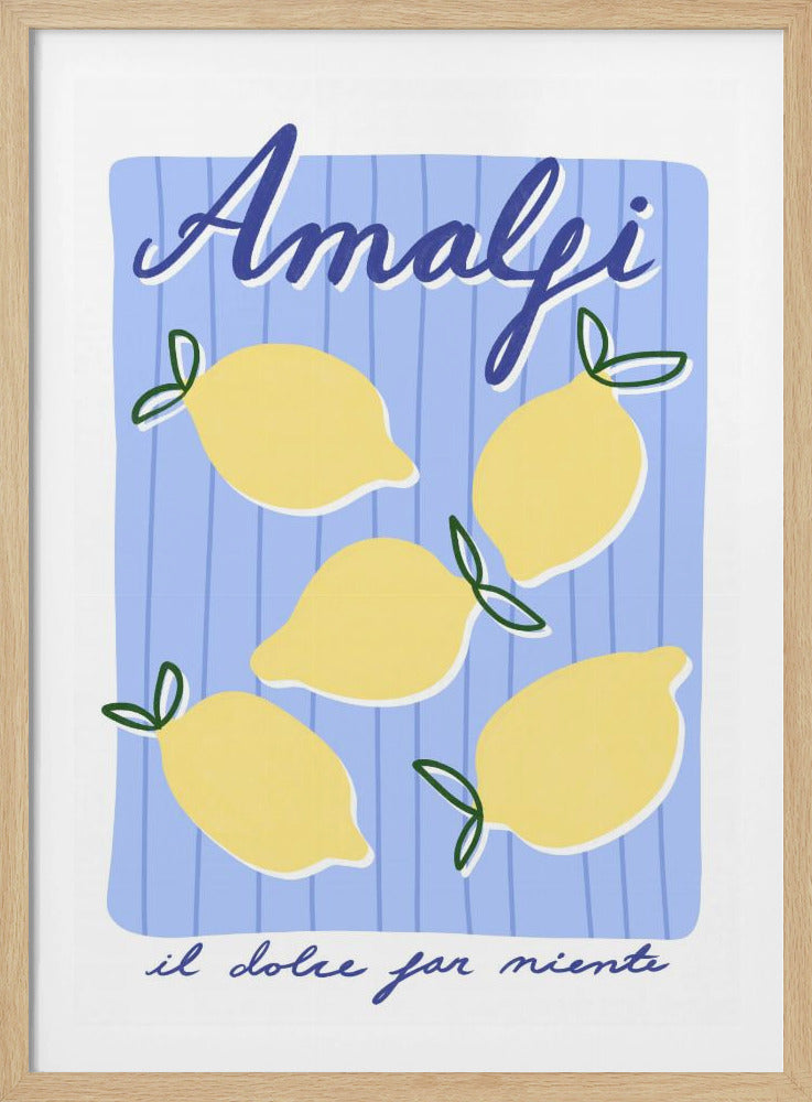 Citroengeluk Amalfi | Poster