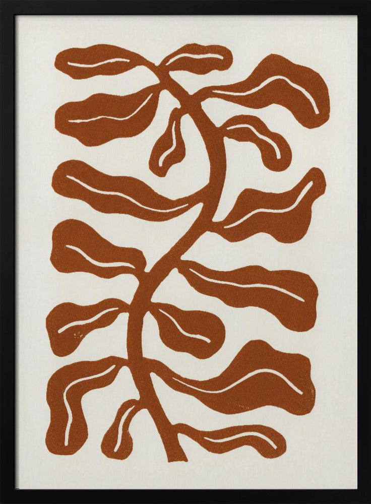 Wind Kissed Plant / Zadelbruin | Poster