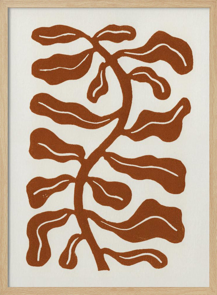 Wind Kissed Plant / Zadelbruin | Poster