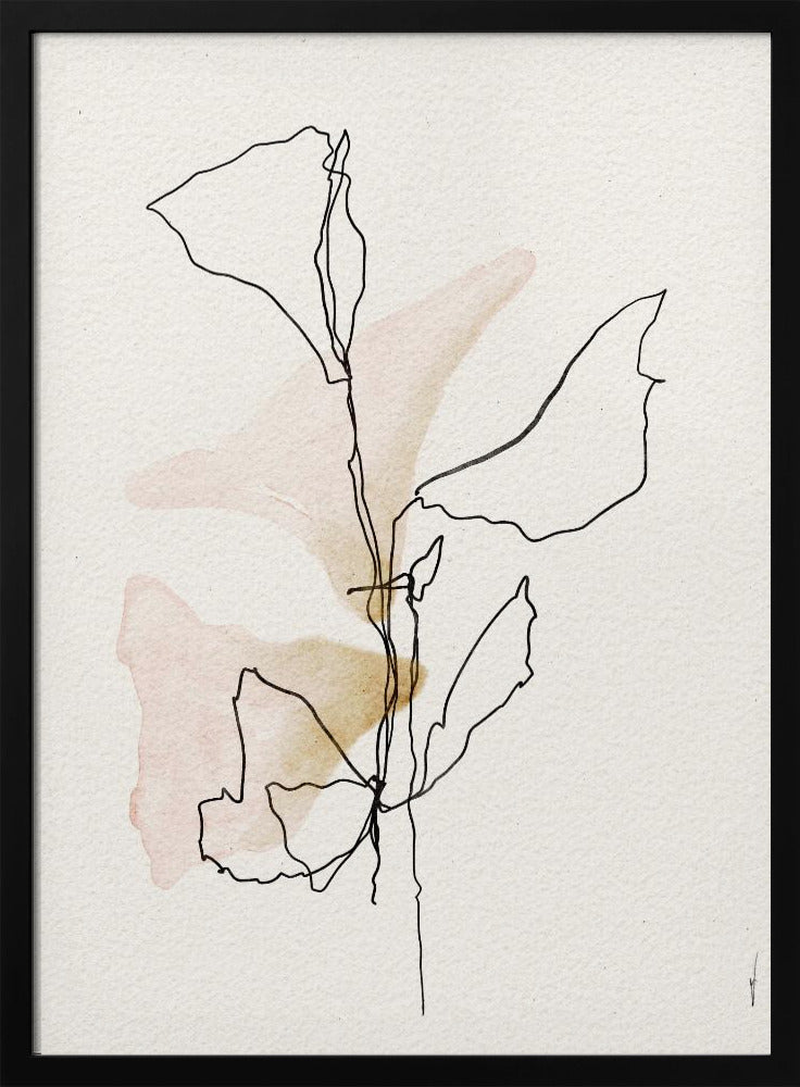Minimale bloeilijnen | Poster