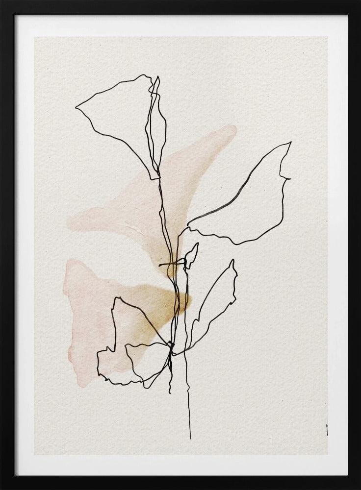 Minimale bloeilijnen | Poster