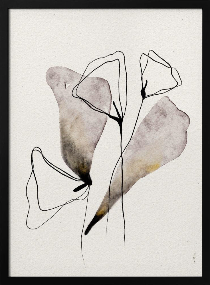 Fluisterende bloemen | Poster