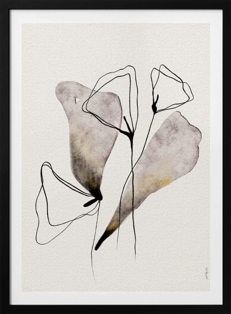 Fluisterende bloemen | Poster