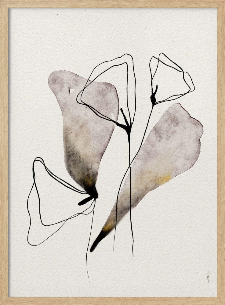 Fluisterende bloemen | Poster