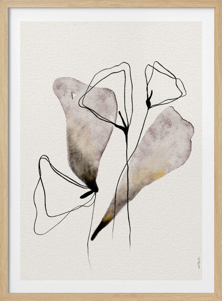 Fluisterende bloemen | Poster