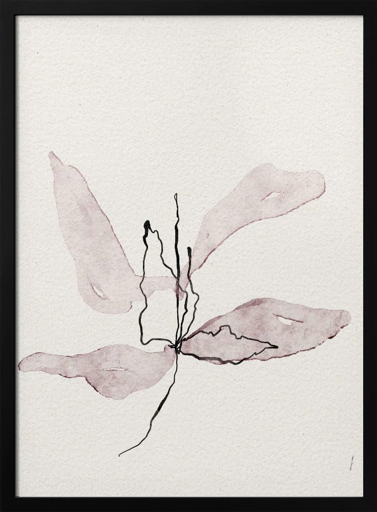 Delicate Bloemblaadjesdans | Poster