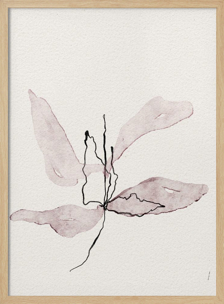 Delicate Bloemblaadjesdans | Poster